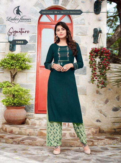 Ladies Flavour Signature Vol 3 Kurti with Palazzo Wholesale Catalog 8 Pcs 14 510x684 - Ladies Flavour Signature Vol 3 Kurti with Palazzo Wholesale Catalog 8 Pcs