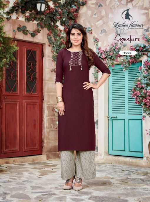 Ladies Flavour Signature Vol 3 Kurti with Palazzo Wholesale Catalog 8 Pcs 15 510x684 - Ladies Flavour Signature Vol 3 Kurti with Palazzo Wholesale Catalog 8 Pcs