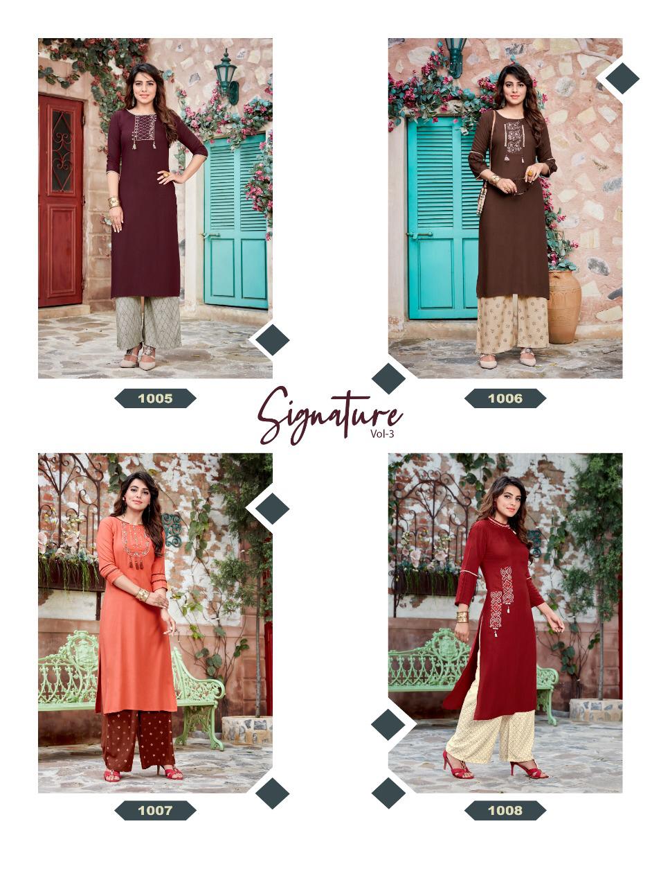 Chanderi Stitched Ladies Kurti Palazzo Set, Machine wash at best price in  Surat