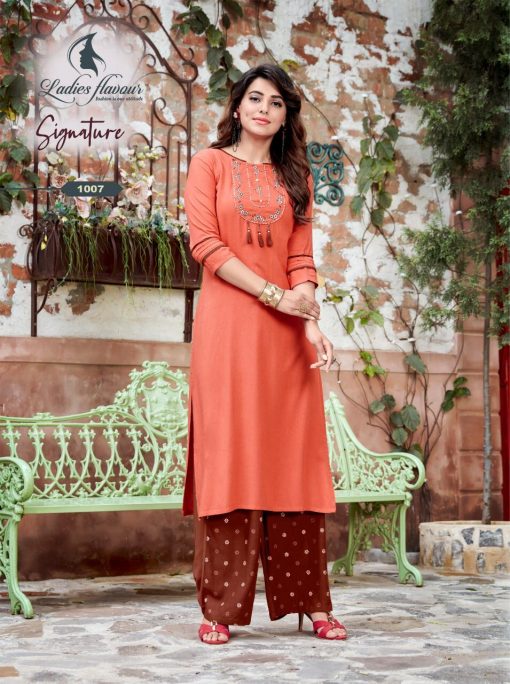 Ladies Flavour Signature Vol 3 Kurti with Palazzo Wholesale Catalog 8 Pcs 5 510x684 - Ladies Flavour Signature Vol 3 Kurti with Palazzo Wholesale Catalog 8 Pcs