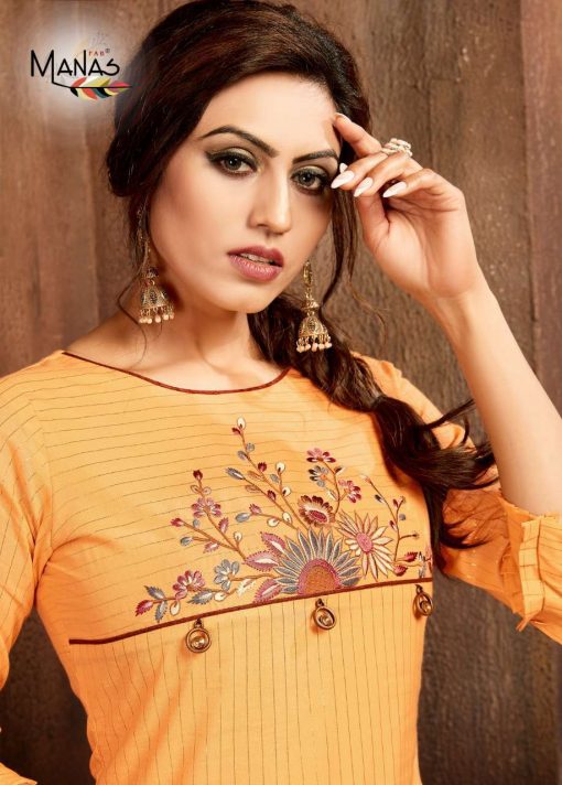 Manas Mitwa Vol 2 Kurti Wholesale Catalog 6 Pcs 7 510x712 - Manas Mitwa Vol 2 Kurti Wholesale Catalog 6 Pcs