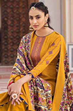 Mumtaz Arts Jamdani Pashmina Salwar Suit Wholesale Catalog 10 Pcs