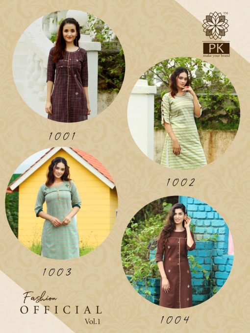 Pk Fashion Official Vol 1 Kurti Wholesale Catalog 9 Pcs 11 510x680 - Pk Fashion Official Vol 1 Kurti Wholesale Catalog 9 Pcs