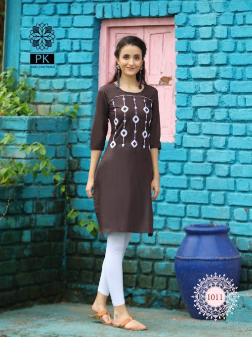 Pk Fashion Rainbow Vol 2 Kurti Wholesale Catalog 20 Pcs 11 510x680 - Pk Fashion Rainbow Vol 2 Kurti Wholesale Catalog 20 Pcs