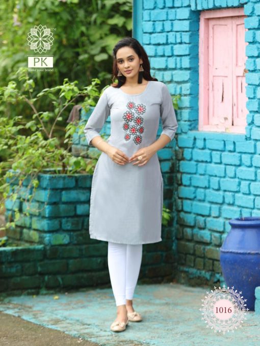 Pk Fashion Rainbow Vol 2 Kurti Wholesale Catalog 20 Pcs 16 510x680 - Pk Fashion Rainbow Vol 2 Kurti Wholesale Catalog 20 Pcs