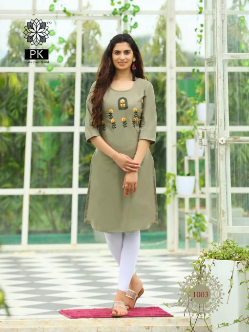 Pk Fashion Rainbow Vol 2 Kurti Wholesale Catalog 20 Pcs 4 510x680 - Pk Fashion Rainbow Vol 2 Kurti Wholesale Catalog 20 Pcs