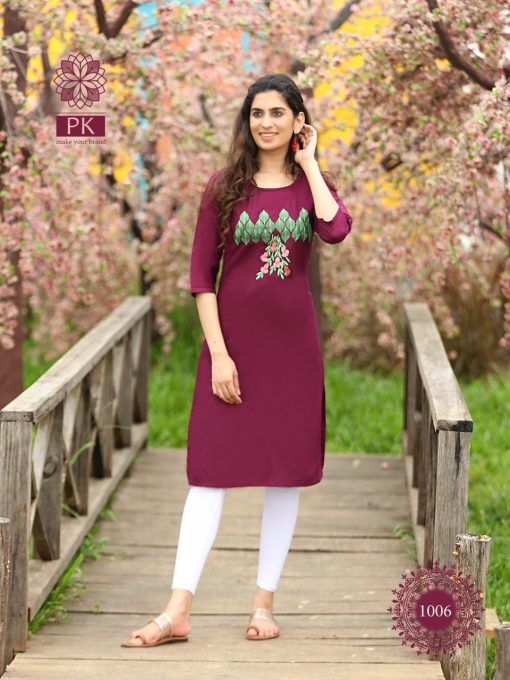 Pk Fashion Rainbow Vol 2 Kurti Wholesale Catalog 20 Pcs 5 510x680 - Pk Fashion Rainbow Vol 2 Kurti Wholesale Catalog 20 Pcs