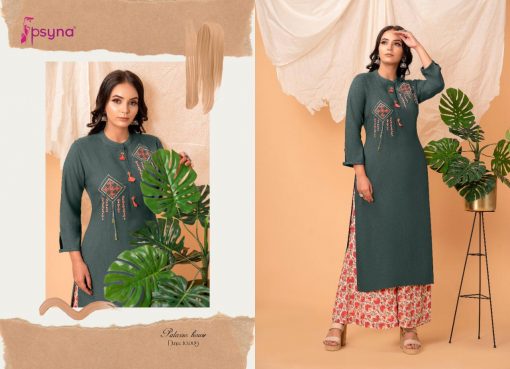 Psyna Palazzo House Vol 10 Kurti with Palazzo Wholesale Catalog 10 Pcs 11 510x369 - Psyna Palazzo House Vol 10 Kurti with Palazzo Wholesale Catalog 10 Pcs