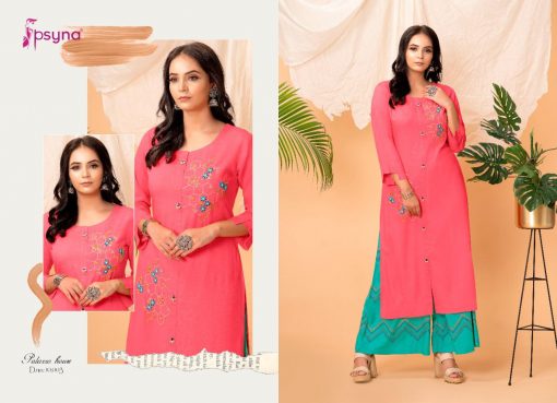 Psyna Palazzo House Vol 10 Kurti with Palazzo Wholesale Catalog 10 Pcs 4 510x369 - Psyna Palazzo House Vol 10 Kurti with Palazzo Wholesale Catalog 10 Pcs