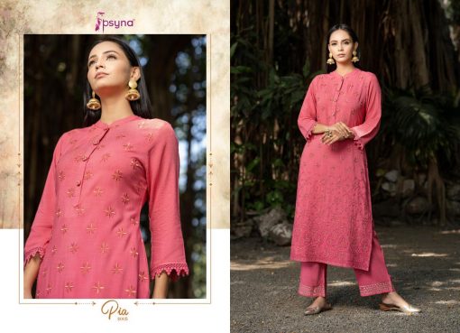 Psyna Pia Vol 2 Kurti with Pant Wholesale Catalog 8 Pcs 9 510x369 - Psyna Pia Vol 2 Kurti with Pant Wholesale Catalog 8 Pcs