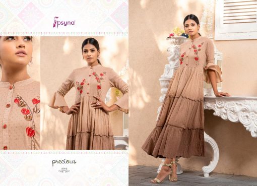 Psyna Precious Vol 2 Kurti Wholesale Catalog 8 Pcs 5 510x369 - Psyna Precious Vol 2 Kurti Wholesale Catalog 8 Pcs