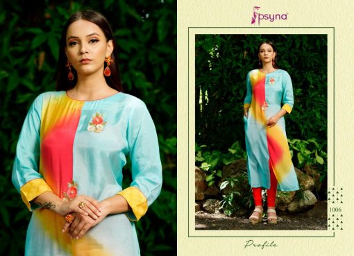 Psyna Profile Kurti Wholesale Catalog 7 Pcs 7 510x369 - Psyna Profile Kurti Wholesale Catalog 7 Pcs