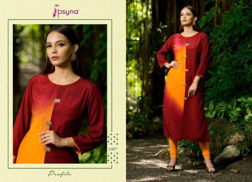 Psyna Profile Kurti Wholesale Catalog 7 Pcs 8 510x369 - Psyna Profile Kurti Wholesale Catalog 7 Pcs