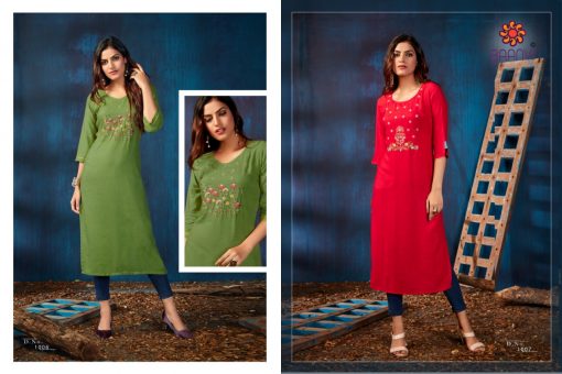 R Studio Riya Vol 1 by Baanvi Kurti Wholesale Catalog 8 Pcs 3 510x340 - R Studio Riya Vol 1 by Baanvi Kurti Wholesale Catalog 8 Pcs