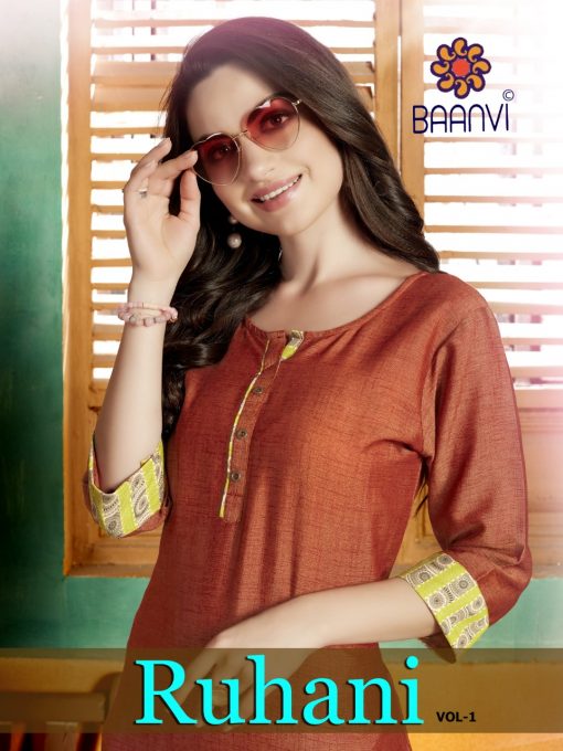 R Studio Ruhani Vol 1 by Baanvi Kurti Wholesale Catalog 8 Pcs 1 510x680 - R Studio Ruhani Vol 1 by Baanvi Kurti Wholesale Catalog 8 Pcs