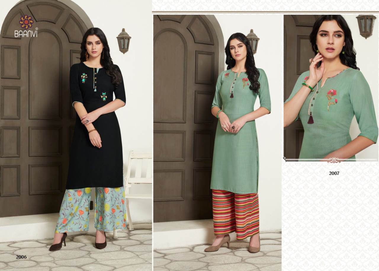 Breathable Ladies Rayon Plain Kurti With Cotton Palazzo Set at Best Price  in Jaipur | Naseem Febtex