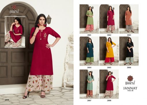 Rayan Jannat Vol 1 by R Studio Kurti with Palazzo Wholesale Catalog 8 Pcs 5 510x364 - Rayan Jannat Vol 1 by R Studio Kurti with Palazzo Wholesale Catalog 8 Pcs