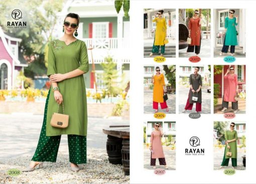 Rayan Jhalak Vol 1 by R Studio Kurti with Palazzo Wholesale Catalog 8 Pcs 5 510x367 - Rayan Jhalak Vol 1 by R Studio Kurti with Palazzo Wholesale Catalog 8 Pcs