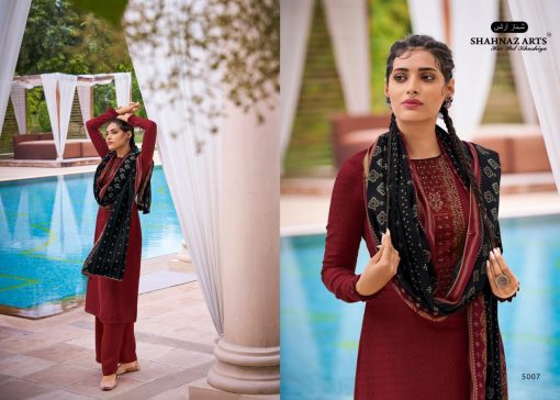 Shahnaz Arts Gulmohar Vol 4 Pashmina Salwar Suit Wholesale Catalog 8 Pcs 6 510x364 - Shahnaz Arts Gulmohar Vol 4 Pashmina Salwar Suit Wholesale Catalog 8 Pcs