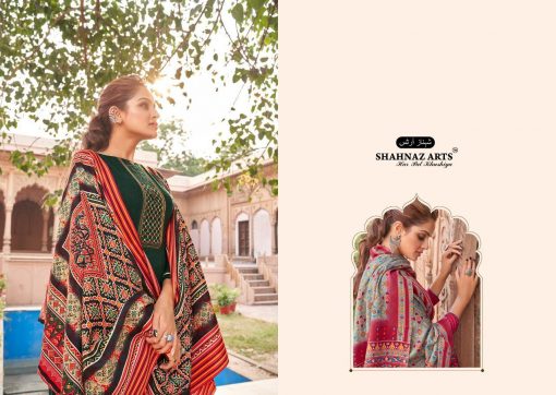 Shahnaz Arts Patola Pashmina Salwar Suit Wholesale Catalog 8 Pcs 1 510x362 - Shahnaz Arts Patola Pashmina Salwar Suit Wholesale Catalog 8 Pcs