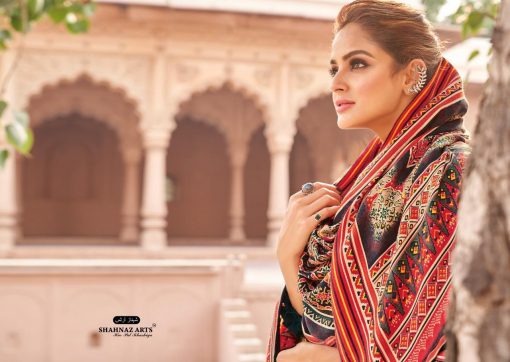 Shahnaz Arts Patola Pashmina Salwar Suit Wholesale Catalog 8 Pcs 2 510x362 - Shahnaz Arts Patola Pashmina Salwar Suit Wholesale Catalog 8 Pcs