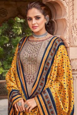 Shahnaz Arts Patola Pashmina Salwar Suit Wholesale Catalog 8 Pcs