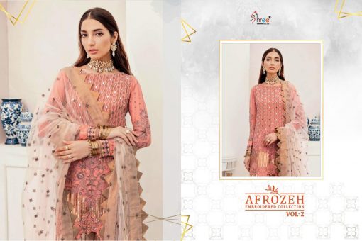 Shree Fabs Afrozeh Embroidered Collection Vol 2 Salwar Suit Wholesale Catalog 6 Pcs 4 510x340 - Shree Fabs Afrozeh Embroidered Collection Vol 2 Salwar Suit Wholesale Catalog 6 Pcs