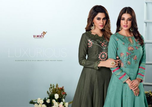 Vamika Amorina Vol 5 Kurti Wholesale Catalog 5 Pcs 5 510x359 - Vamika Amorina Vol 5 Kurti Wholesale Catalog 5 Pcs