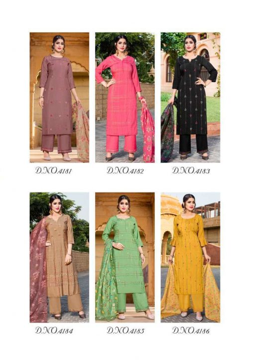 Yami Fashion Ruhaani Kurti with Dupatta Pant Wholesale Catalog 6 Pcs 14 510x727 - Yami Fashion Ruhaani Kurti with Dupatta Pant Wholesale Catalog 6 Pcs