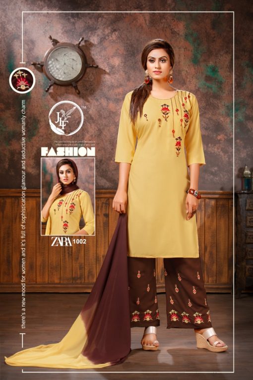 Zara Kurti with Dupatta Bottom Wholesale Catalog 10 Pcs 7 510x765 - Zara Kurti with Dupatta Bottom Wholesale Catalog 10 Pcs