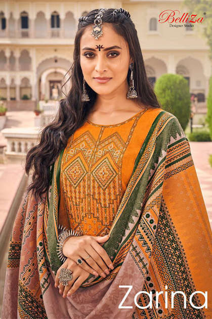 Belliza Zarina Pashmina Salwar Suit Wholesale Catalog 10 Pcs