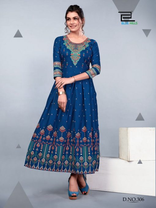 Blue Hills Glamour Vol 3 Kurti Wholesale Catalog 10 Pcs 5 510x680 - Blue Hills Glamour Vol 3 Kurti Wholesale Catalog 10 Pcs