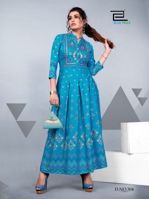 Blue Hills Glamour Vol 3 Kurti Wholesale Catalog 10 Pcs 9 510x680 - Blue Hills Glamour Vol 3 Kurti Wholesale Catalog 10 Pcs