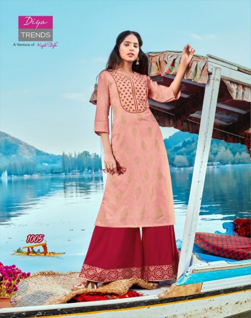 Diya Trends Fashion Festive Vol 1 by Kajal Style Kurti with Palazzo Pant Sharara Wholesale Catalog 10 Pcs 4 510x646 - Diya Trends Fashion Festive Vol 1 by Kajal Style Kurti with Palazzo Pant Sharara Wholesale Catalog 10 Pcs