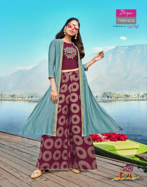 Diya Trends Fashion Festive Vol 1 by Kajal Style Kurti with Palazzo Pant Sharara Wholesale Catalog 10 Pcs 6 510x646 - Diya Trends Fashion Festive Vol 1 by Kajal Style Kurti with Palazzo Pant Sharara Wholesale Catalog 10 Pcs