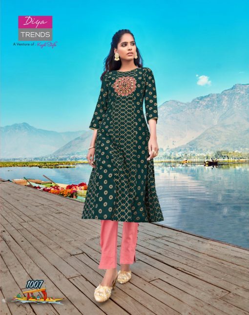 Diya Trends Fashion Festive Vol 1 by Kajal Style Kurti with Palazzo Pant Sharara Wholesale Catalog 10 Pcs 9 510x646 - Diya Trends Fashion Festive Vol 1 by Kajal Style Kurti with Palazzo Pant Sharara Wholesale Catalog 10 Pcs