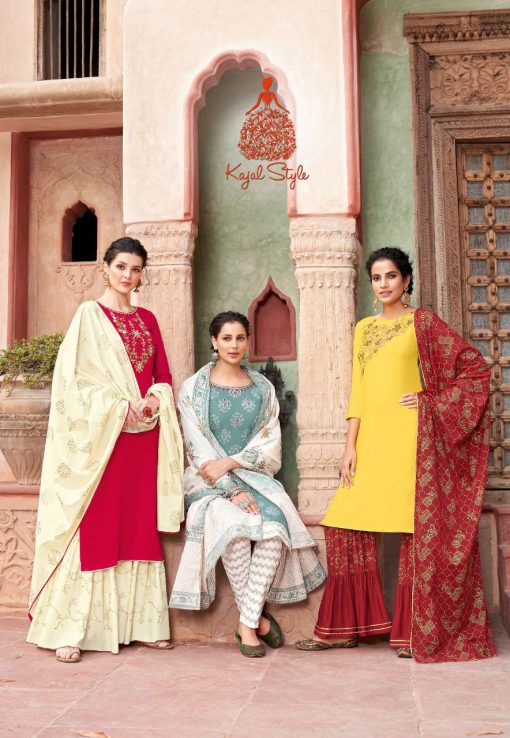 Kajal Style Gulzar Vol 5 Kurti with Dupatta Bottom Wholesale Catalog 8 Pcs 2 510x738 - Kajal Style Gulzar Vol 5 Kurti with Dupatta Bottom Wholesale Catalog 8 Pcs