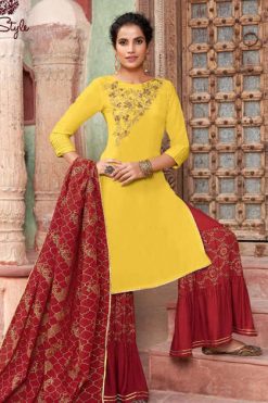 Kajal Style Gulzar Vol 5 Kurti with Dupatta Bottom Wholesale Catalog 8 Pcs 247x371 - Kajal Style Gulzar Vol 5 Kurti with Dupatta Bottom Wholesale Catalog 8 Pcs