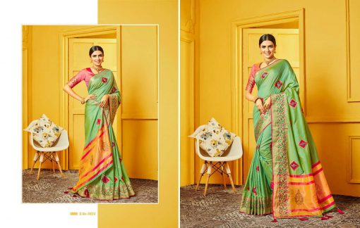 Kessi Raj Gharana Saree Sari Wholesale Catalog 8 Pcs 1 510x324 - Kessi Raj Gharana Saree Sari Wholesale Catalog 8 Pcs