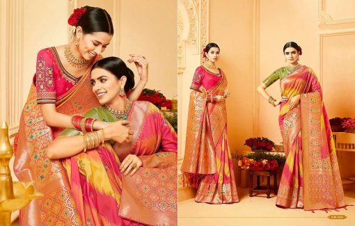 Kessi Shubh Manglam Double Blouse Saree Sari Wholesale Catalog 10 Pcs 3 510x325 - Kessi Shubh Manglam Double Blouse Saree Sari Wholesale Catalog 10 Pcs