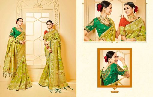 Kessi Shubh Manglam Double Blouse Saree Sari Wholesale Catalog 10 Pcs 4 510x325 - Kessi Shubh Manglam Double Blouse Saree Sari Wholesale Catalog 10 Pcs