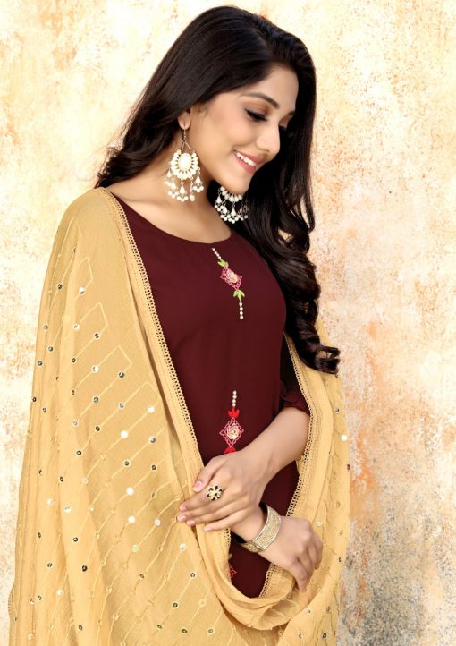 Luxuria Sathiya Kurti with Dupatta Wholesale Catalog 4 Pcs 6 510x722 - Luxuria Sathiya Kurti with Dupatta Wholesale Catalog 4 Pcs