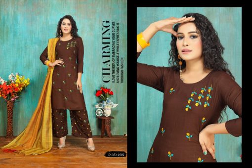 Paradise Kurti with Dupatta Palazzo Wholesale Catalog 8 Pcs 3 510x340 - Paradise Kurti with Dupatta Palazzo Wholesale Catalog 8 Pcs