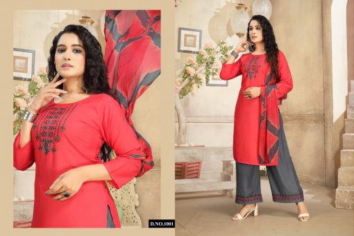 Ridhima Kurti with Dupatta Palazzo Wholesale Catalog 6 Pcs 1 510x340 - Ridhima Kurti with Dupatta Palazzo Wholesale Catalog 6 Pcs