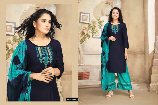 Ridhima Kurti with Dupatta Palazzo Wholesale Catalog 6 Pcs 4 510x340 - Ridhima Kurti with Dupatta Palazzo Wholesale Catalog 6 Pcs