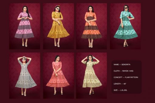 Senorita Kurti Wholesale Catalog 7 Pcs 8 510x340 - Senorita Kurti Wholesale Catalog 7 Pcs