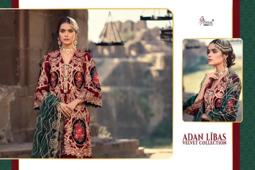 Shree Fabs Adan Libas Velvet Collection Salwar Suit Wholesale Catalog 6 Pcs 5 510x340 - Shree Fabs Adan Libas Velvet Collection Salwar Suit Wholesale Catalog 6 Pcs