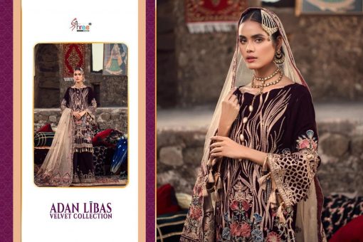 Shree Fabs Adan Libas Velvet Collection Salwar Suit Wholesale Catalog 6 Pcs 7 510x340 - Shree Fabs Adan Libas Velvet Collection Salwar Suit Wholesale Catalog 6 Pcs