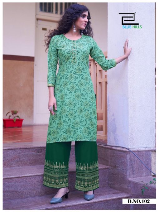 Blue Hills Style In Vol 5 Kurti with Palazzo Wholesale Catalog 10 Pcs 3 510x680 - Blue Hills Style In Vol 5 Kurti with Palazzo Wholesale Catalog 10 Pcs