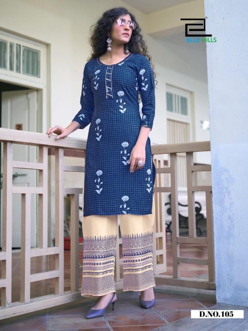 Blue Hills Style In Vol 5 Kurti with Palazzo Wholesale Catalog 10 Pcs 5 510x680 - Blue Hills Style In Vol 5 Kurti with Palazzo Wholesale Catalog 10 Pcs